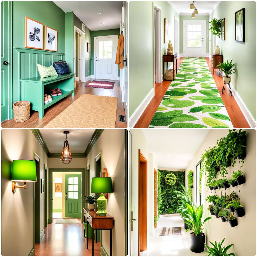 25 Green Hallway Ideas for A Refreshing Look