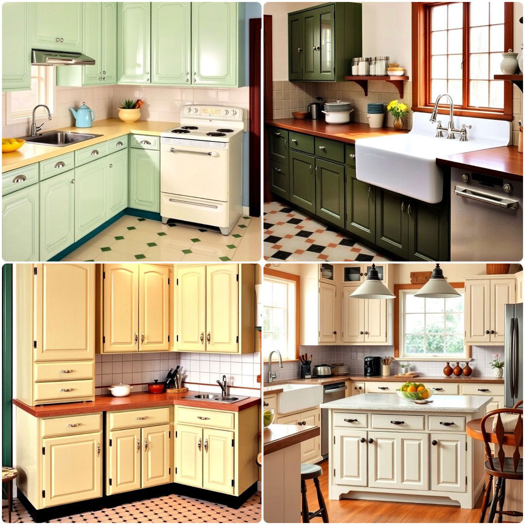 1930s 1940s kitchens