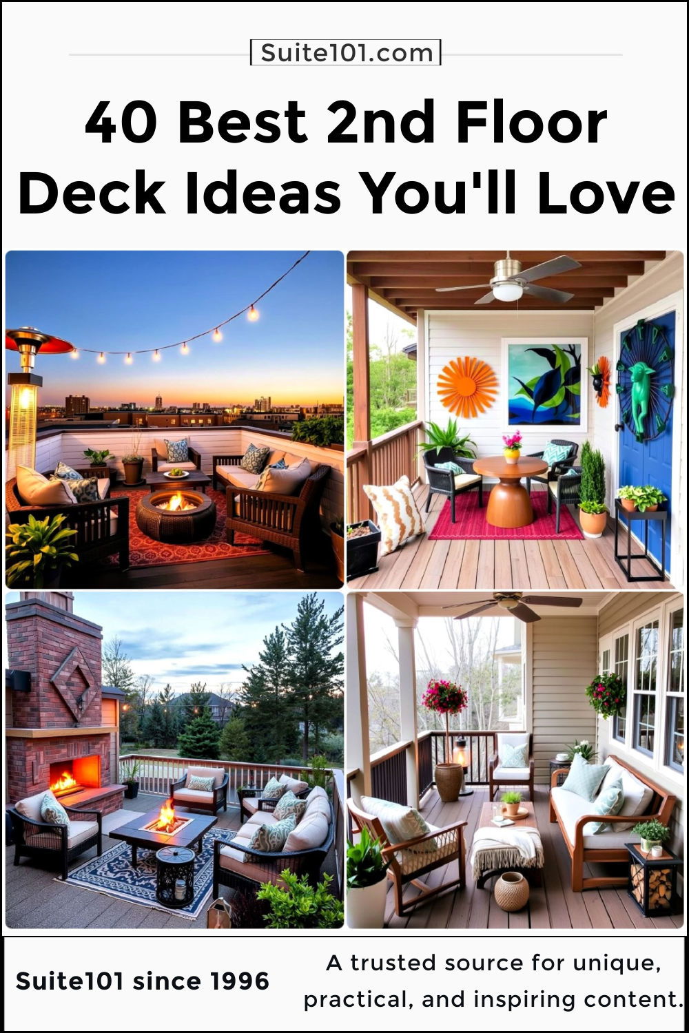 best 2nd floor deck ideas