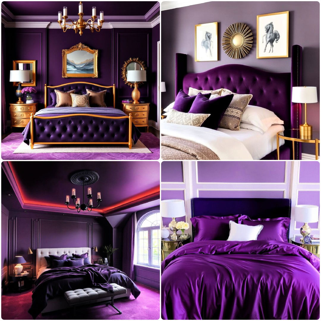 20 Dark Purple Bedroom Ideas for Every Style