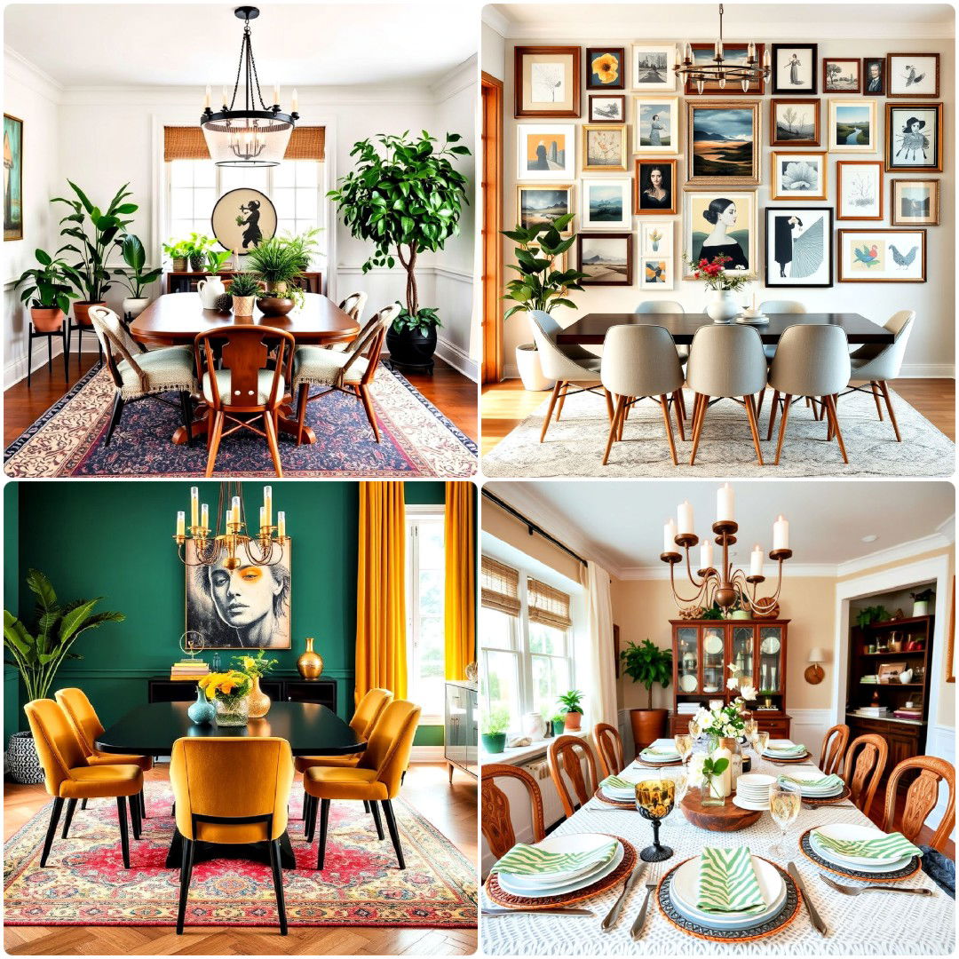 20 Eclectic Dining Room Ideas with Vibrant Designs