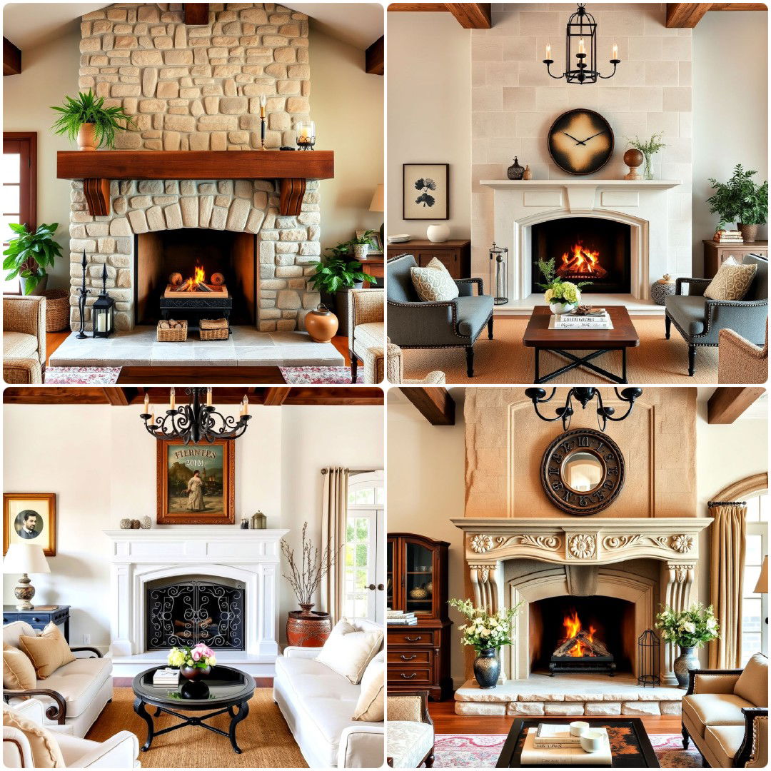 20 French Country Fireplace Ideas for Timeless Elegance