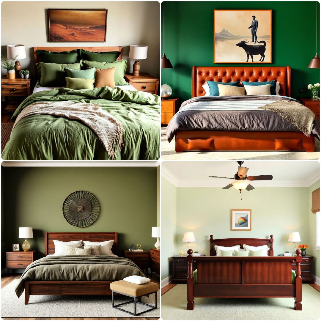 15 Green and Brown Bedroom Ideas for Earthy Tones