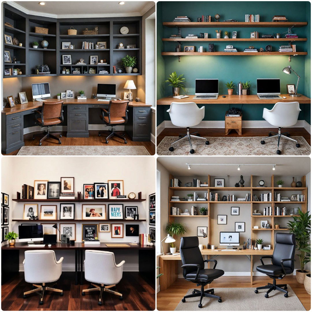 20 Home Office Ideas for Two You Can Consider