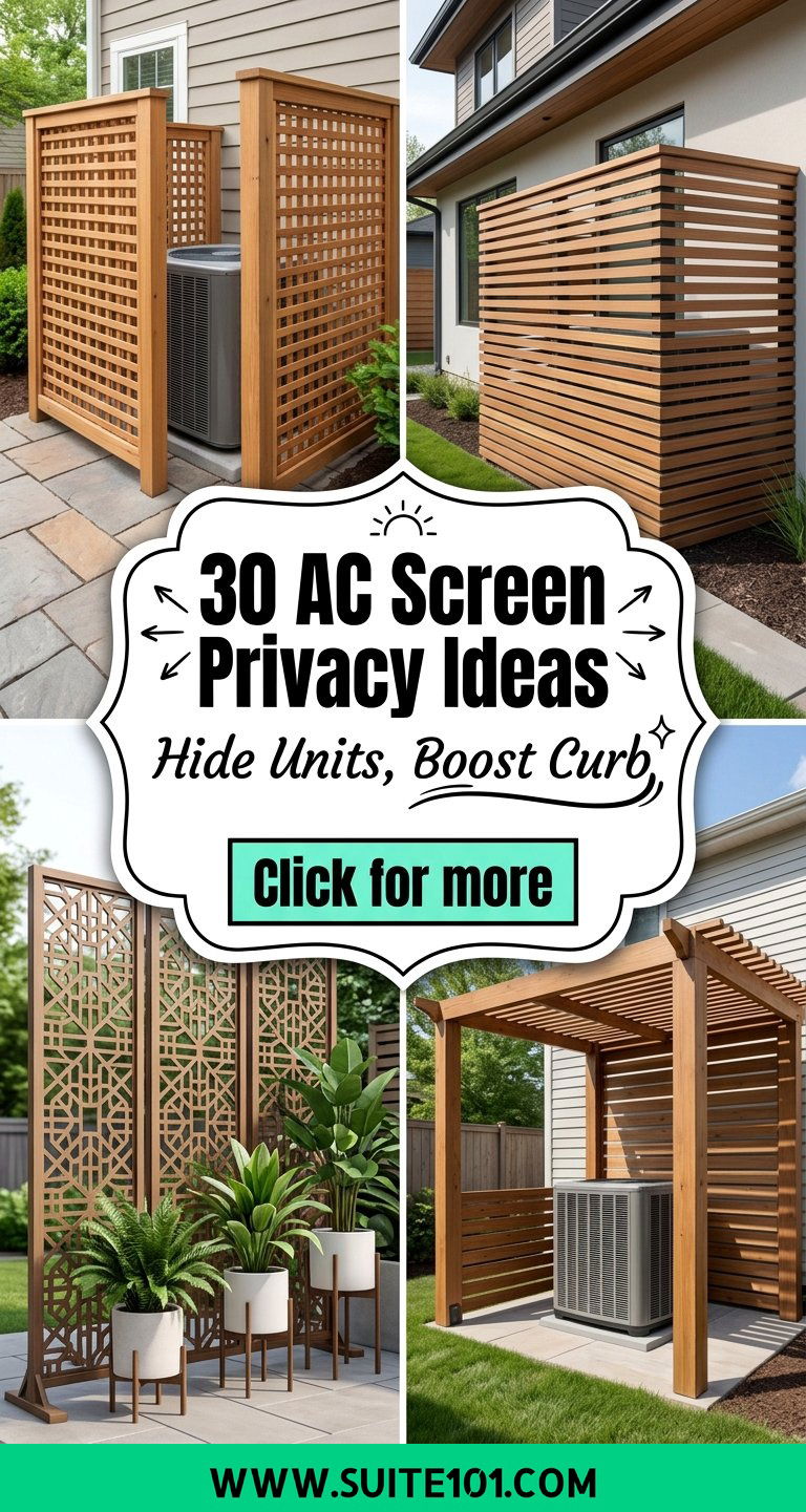 30 AC Screen Privacy Ideas Hide Units and Boost Curb Appeal - 30 AC Screen Privacy Ideas: Hide Units and Boost Curb Appeal