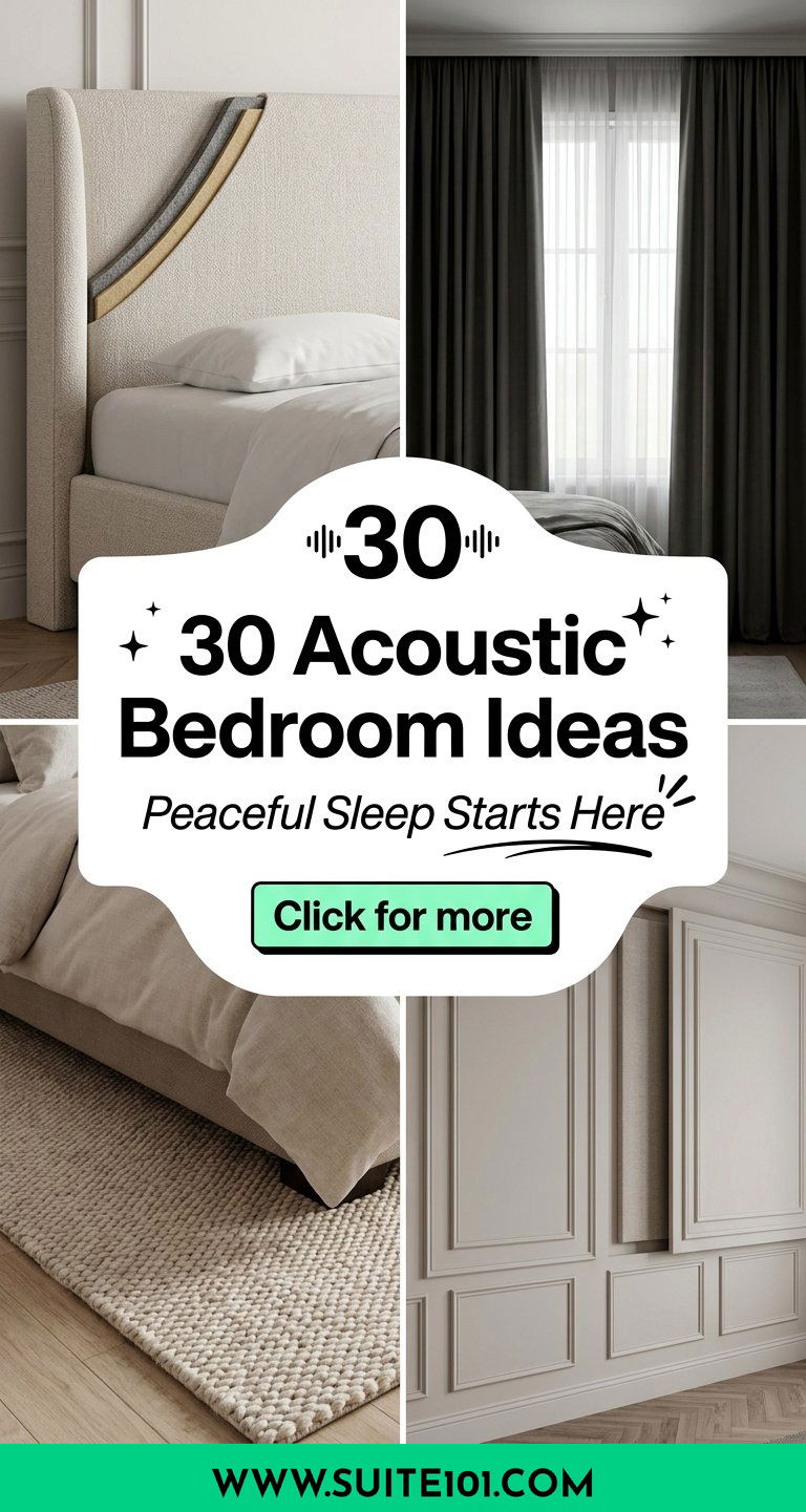 30 Acoustic Bedroom Ideas for Peaceful Noise-Softened Nights - 30 Acoustic Bedroom Ideas for Peaceful, Noise-Softened Nights