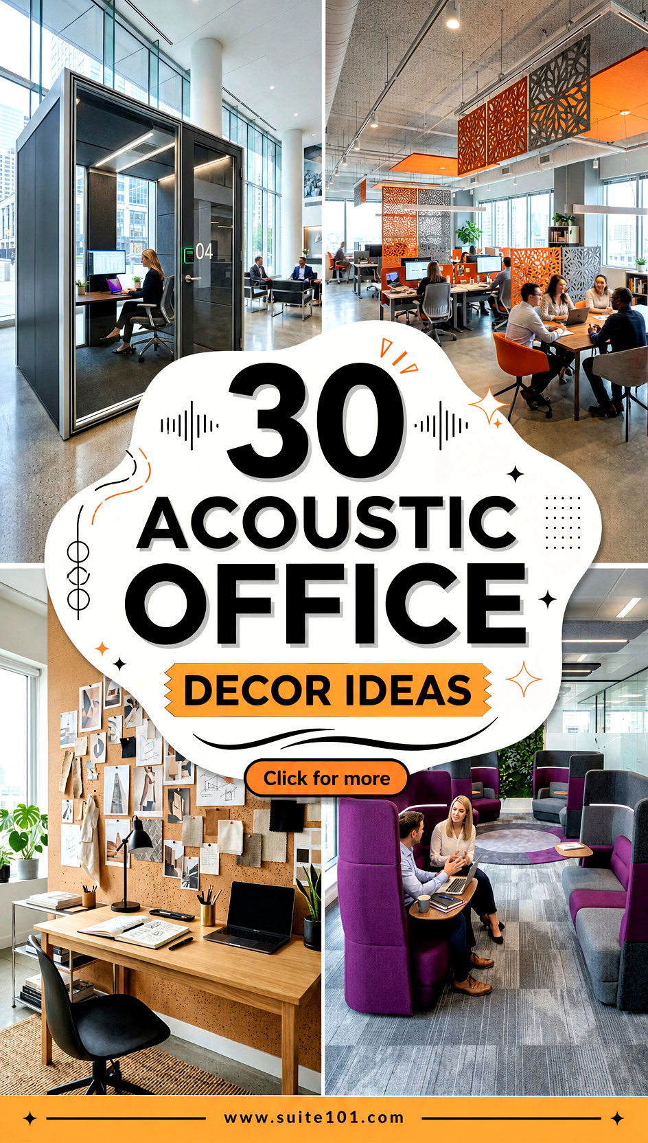 30 Acoustic Office Decor Ideas for Quieter Productive Focus - 30 Acoustic Office Decor Ideas for Quieter, Productive Focus