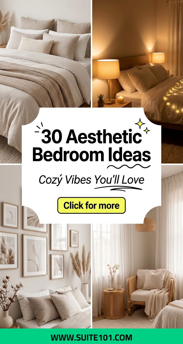 30 Aesthetic Bedroom Ideas Create Cozy Vibes Youll Love - 30 Aesthetic Bedroom Ideas: Create Cozy Vibes You'll Love