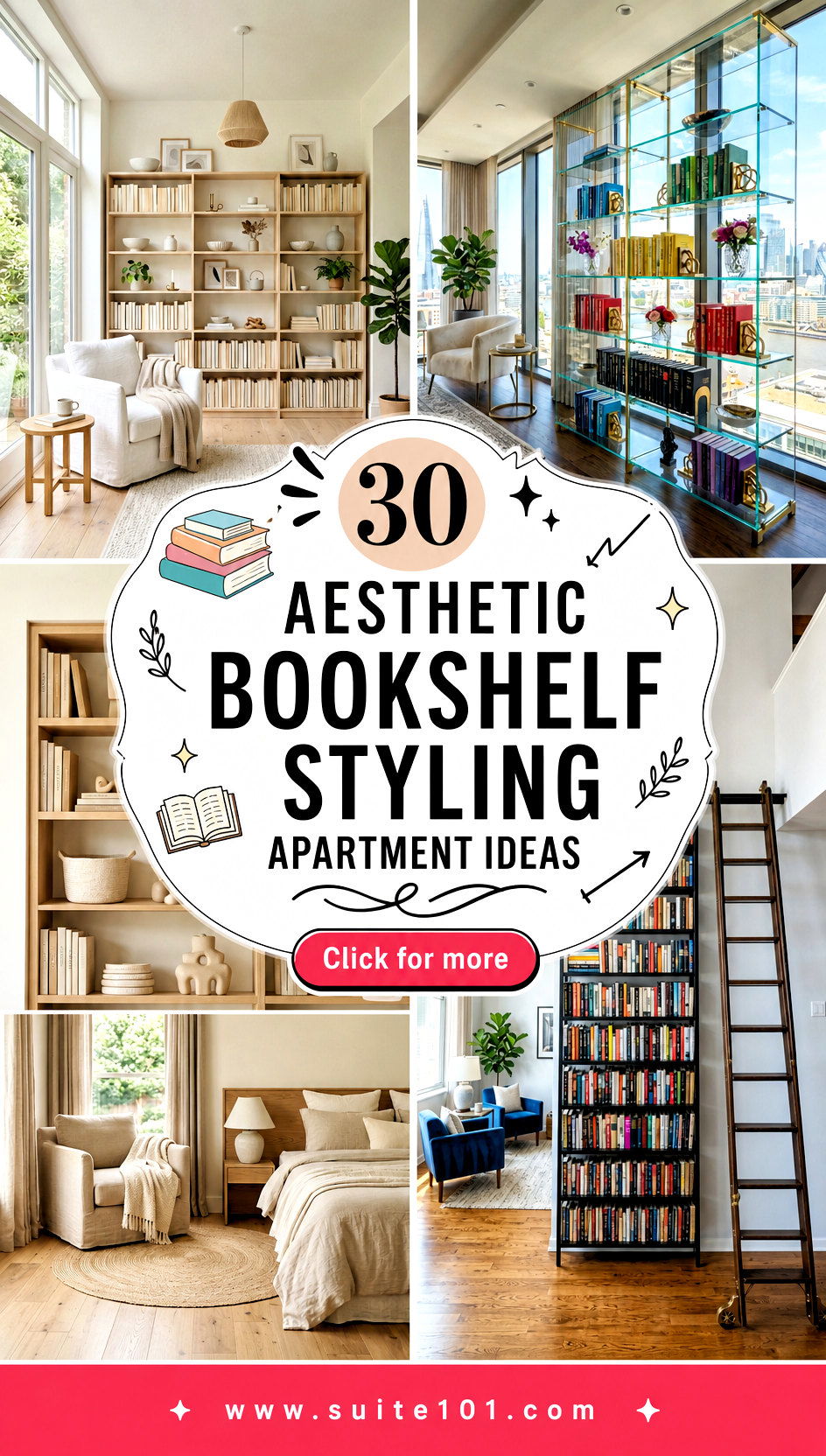 30 Aesthetic Bookshelf Styling Apartment Ideas for Instant Charm - 30 Aesthetic Bookshelf Styling Apartment Ideas for Instant Charm