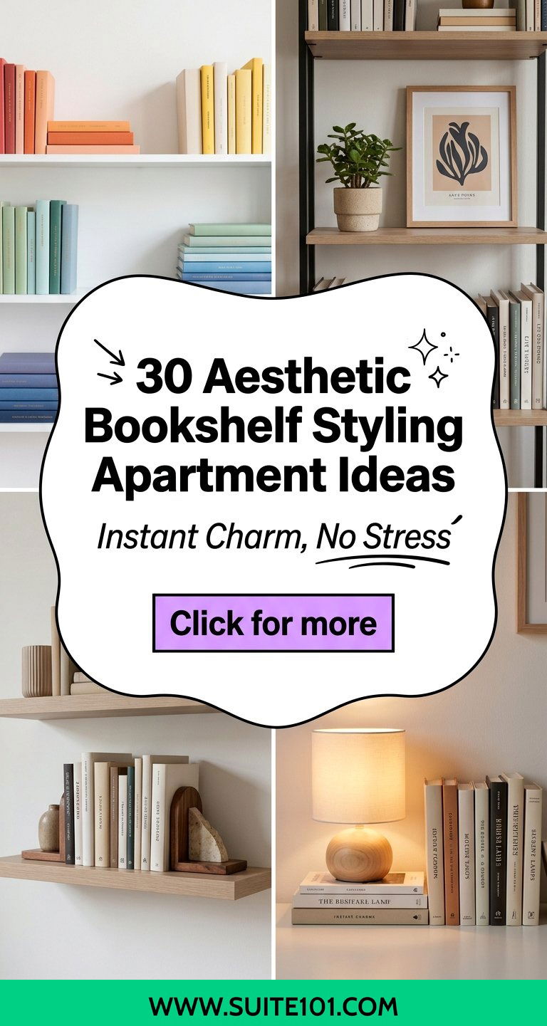 30 Aesthetic Bookshelf Styling Apartment Ideas for Instant Charm - 30 Aesthetic Bookshelf Styling Apartment Ideas for Instant Charm