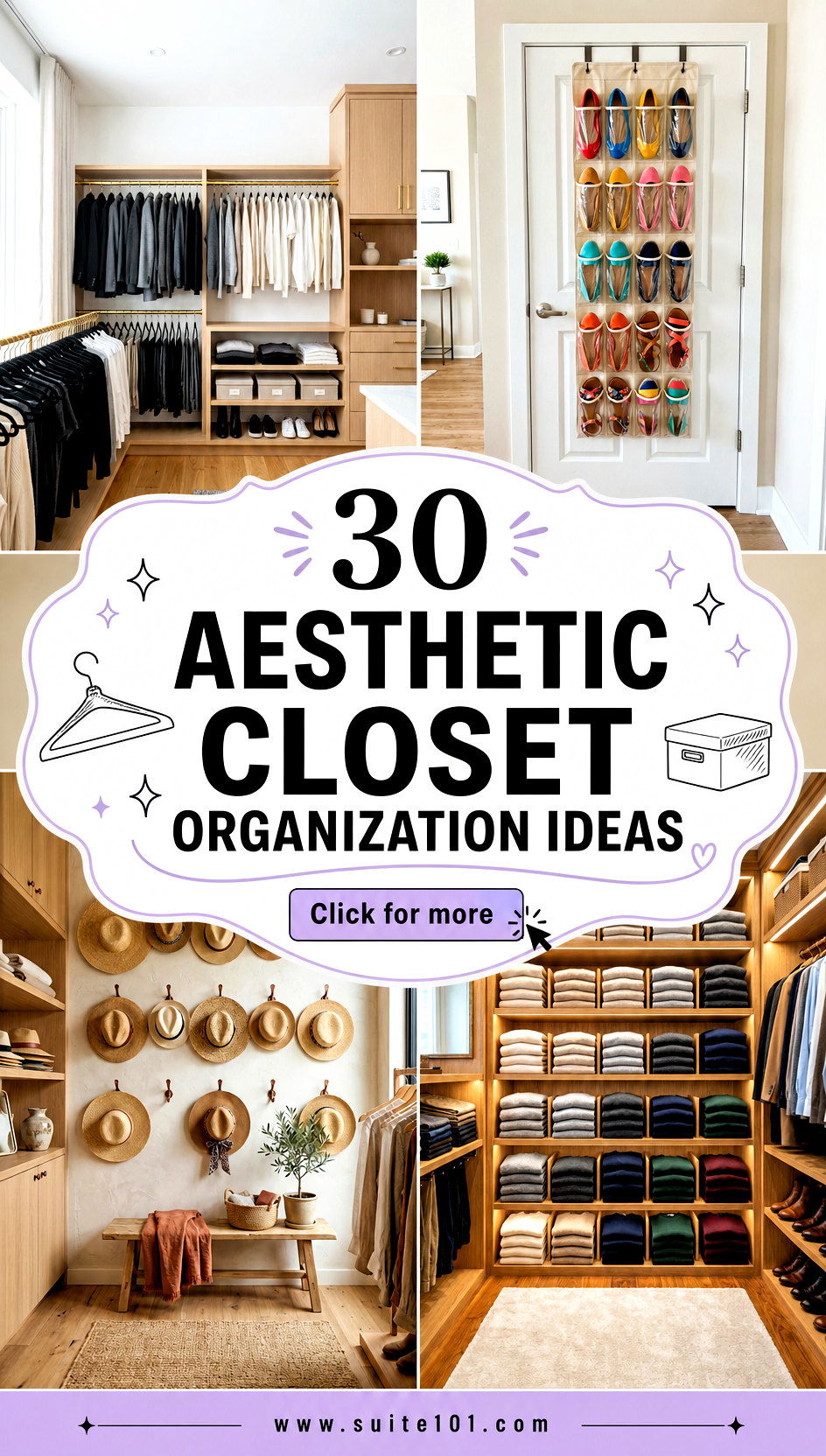 30 Aesthetic Closet Organization Ideas for a Beautiful Wardrobe - 30 Aesthetic Closet Organization Ideas for a Beautiful Wardrobe