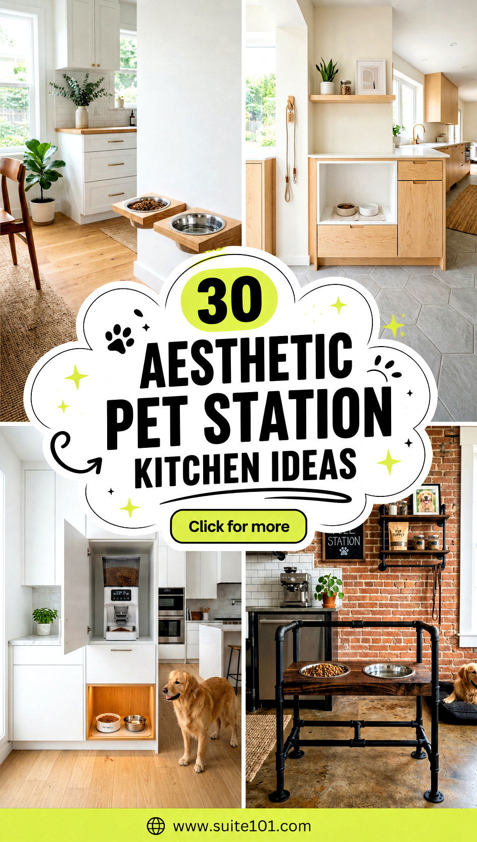 30 Aesthetic Pet Station Kitchen Ideas to Keep Tidy Pets - 30 Aesthetic Pet Station Kitchen Ideas to Keep Tidy Pets