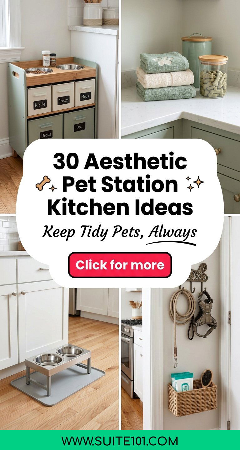 30 Aesthetic Pet Station Kitchen Ideas to Keep Tidy Pets - 30 Aesthetic Pet Station Kitchen Ideas to Keep Tidy Pets