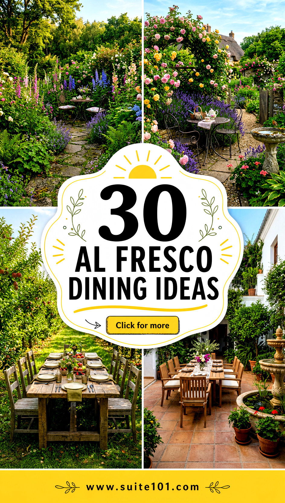 30 Al Fresco Dining Ideas for Effortless Outdoor Entertaining - 30 Al Fresco Dining Ideas for Effortless Outdoor Entertaining