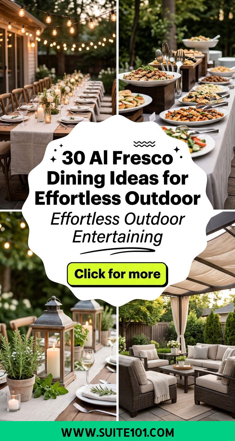 30 Al Fresco Dining Ideas for Effortless Outdoor Entertaining - 30 Al Fresco Dining Ideas for Effortless Outdoor Entertaining
