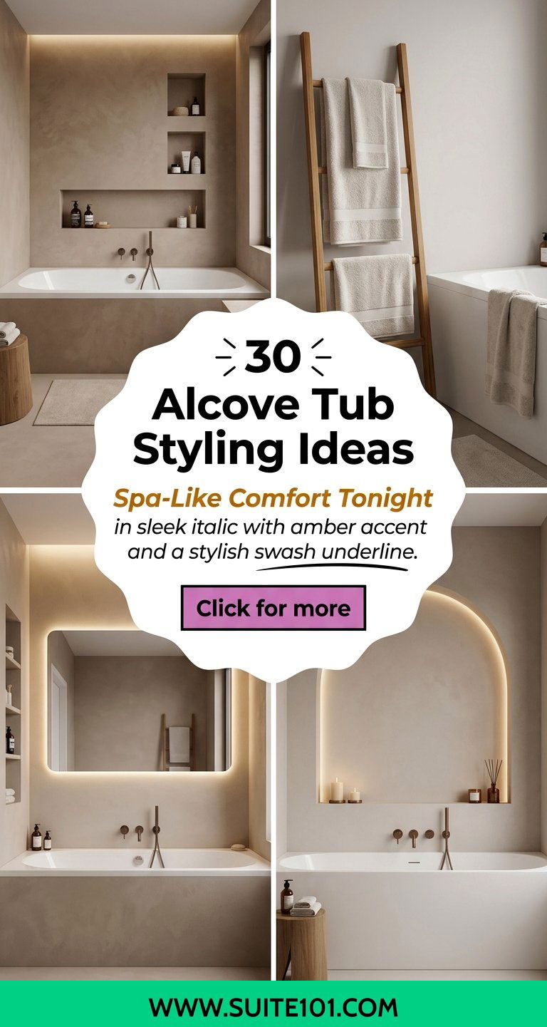 30 Alcove Tub Styling Ideas For Spa-Like Bathrooms Today - 30 Alcove Tub Styling Ideas For Spa-Like Bathrooms Today