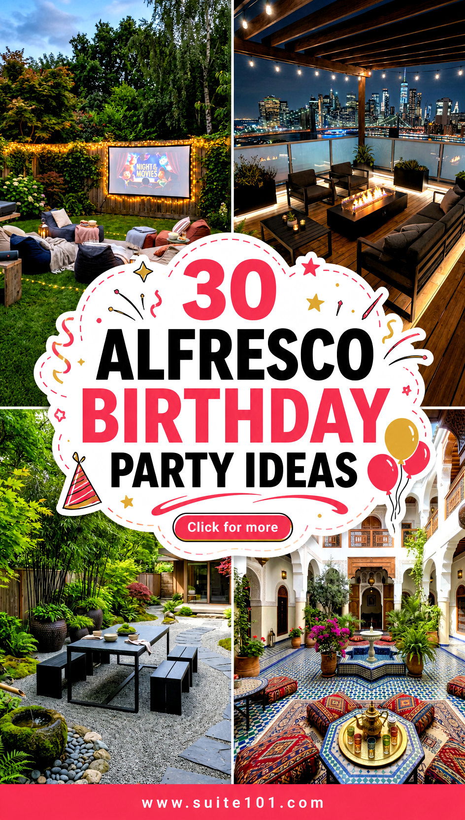 30 Alfresco Birthday Party Ideas Make Outdoors Feel Magical - 30 Alfresco Birthday Party Ideas: Make Outdoors Feel Magical