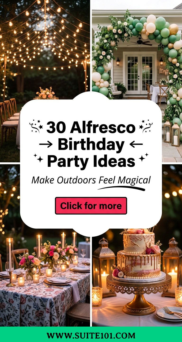 30 Alfresco Birthday Party Ideas Make Outdoors Feel Magical - 30 Alfresco Birthday Party Ideas: Make Outdoors Feel Magical