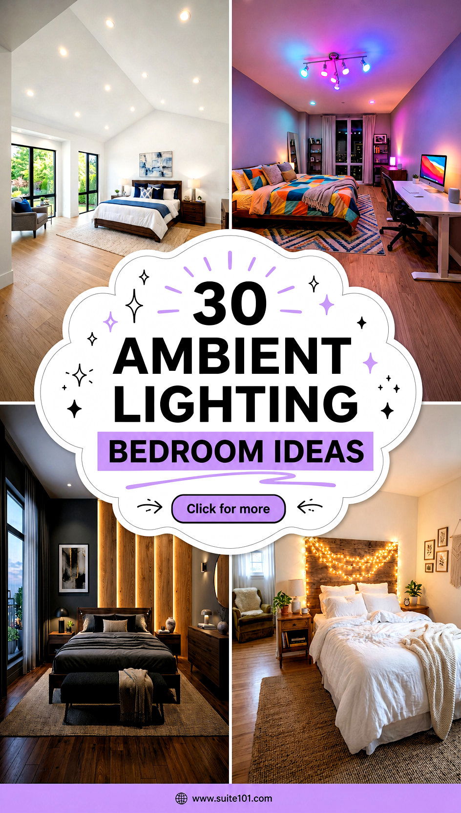 30 Ambient Lighting Bedroom Ideas Set the Mood Every Night - 30 Ambient Lighting Bedroom Ideas: Set the Mood Every Night