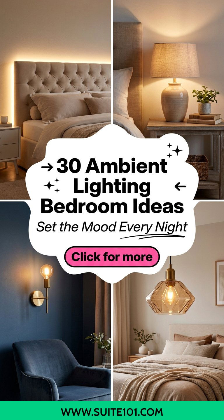 30 Ambient Lighting Bedroom Ideas Set the Mood Every Night - 30 Ambient Lighting Bedroom Ideas: Set the Mood Every Night