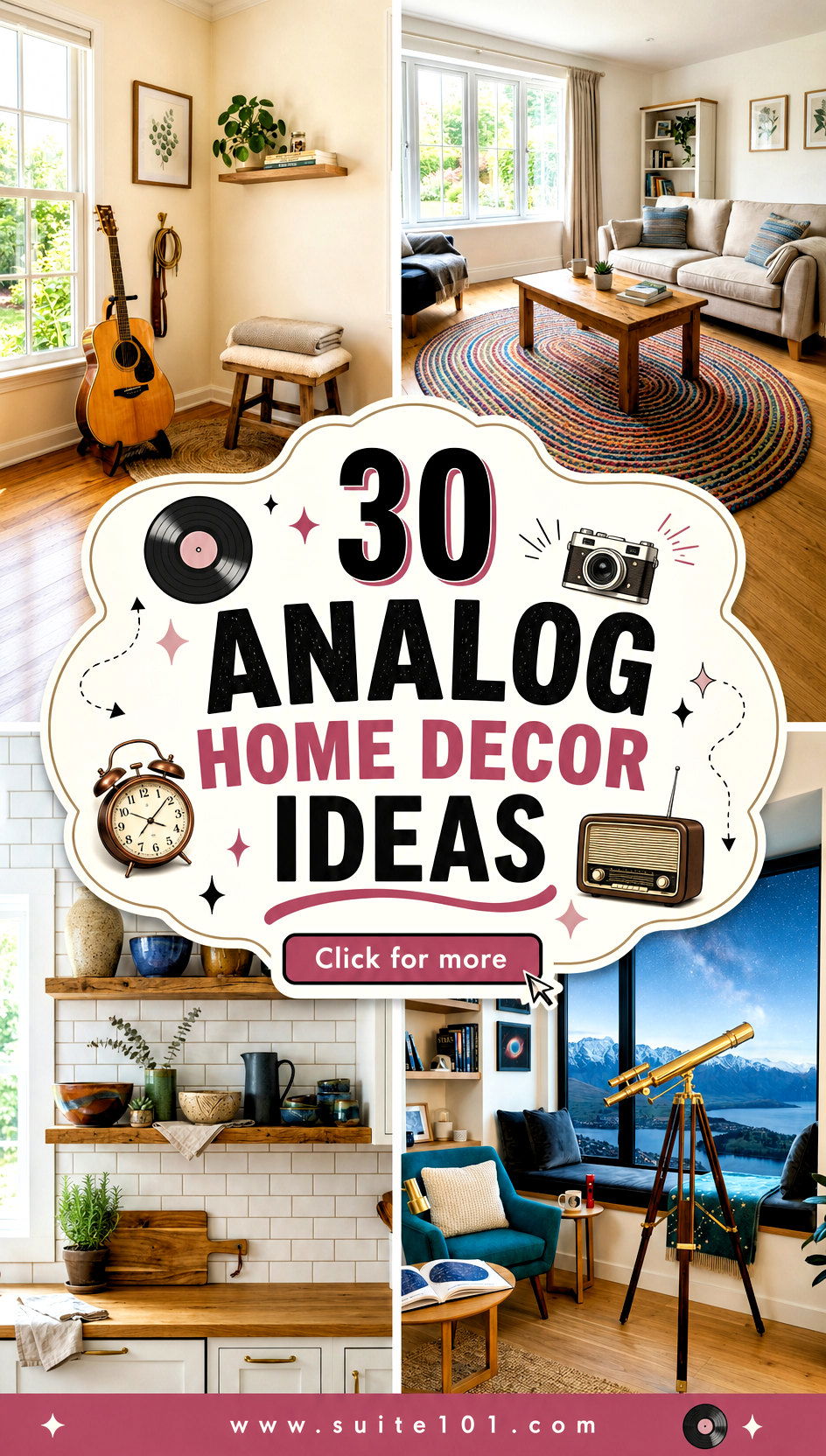 30 Analog Home Decor Ideas Vintage Charm for a Modern Home - 30 Analog Home Decor Ideas: Vintage Charm for a Modern Home