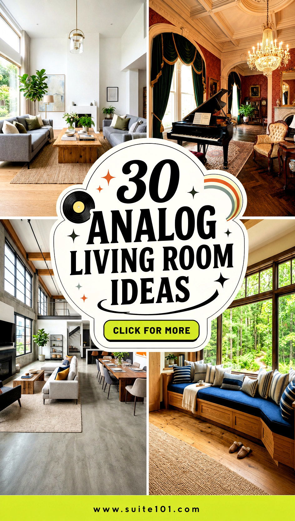 30 Analog Living Room Ideas That Make Your Space Feel Timeless - 30 Analog Living Room Ideas That Make Your Space Feel Timeless
