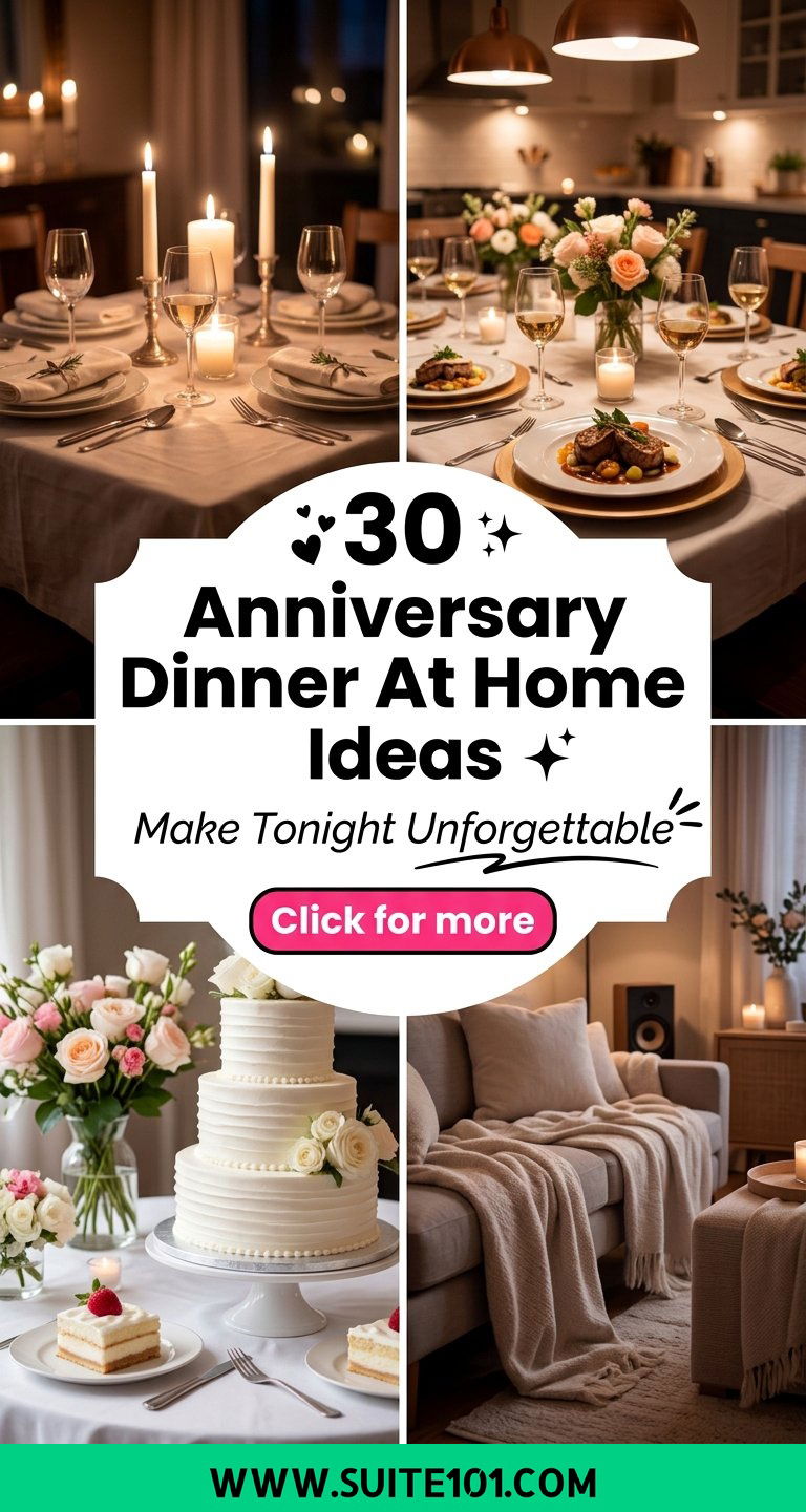 30 Anniversary Dinner At Home Ideas for a Memorable Night In - 30 Anniversary Dinner At Home Ideas for a Memorable Night In