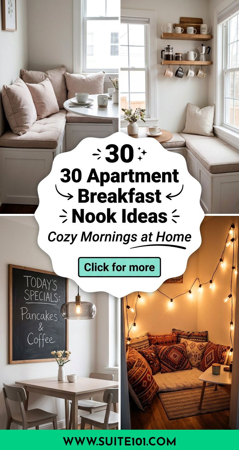 30 Apartment Breakfast Nook Ideas for Cozy Mornings at Home - 30 Apartment Breakfast Nook Ideas for Cozy Mornings at Home