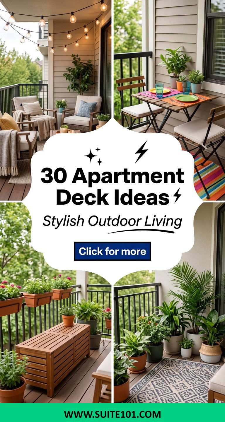 30 Apartment Deck Ideas Stylish Outdoor Living on a Budget - 30 Apartment Deck Ideas: Stylish Outdoor Living on a Budget
