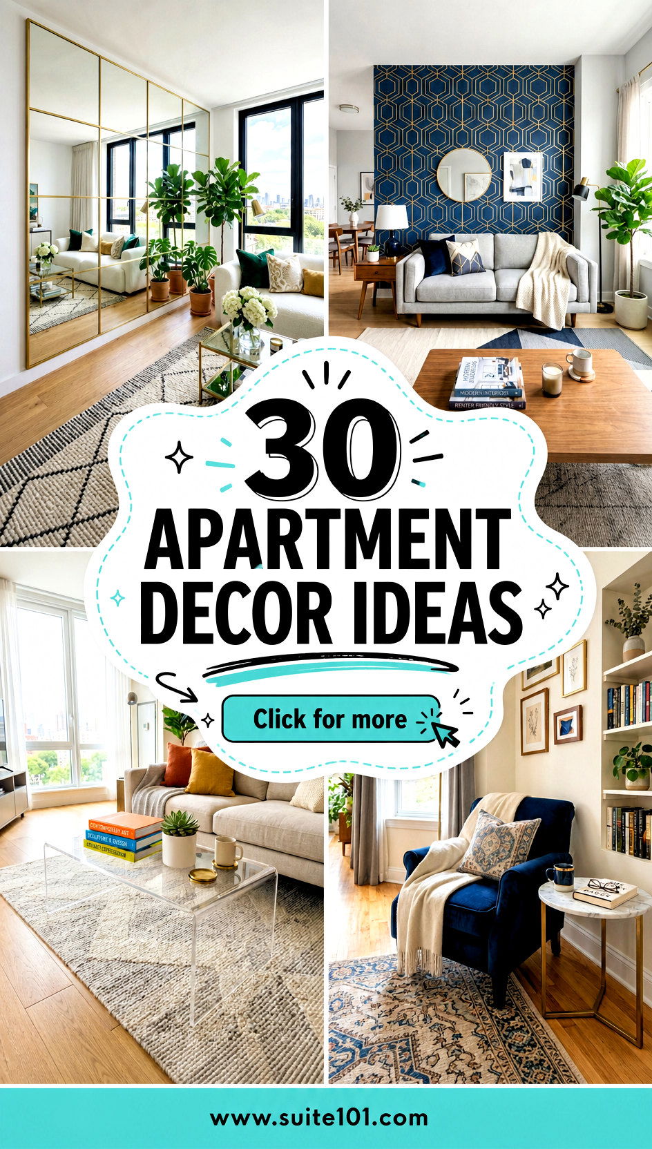 30 Apartment Decor Ideas to Make Spaces Feel Bigger and Better - 30 Apartment Decor Ideas to Make Spaces Feel Bigger and Better