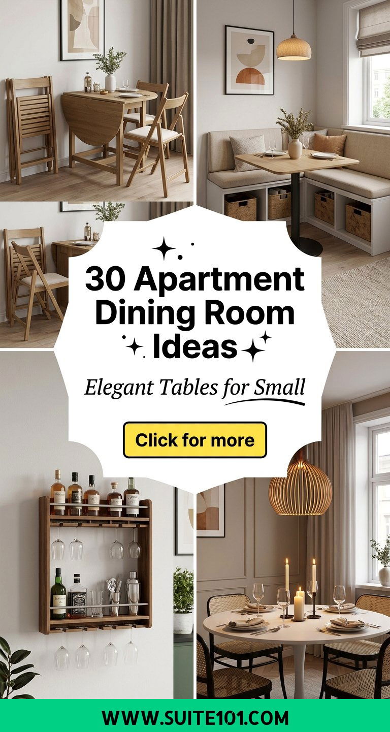30 Apartment Dining Room Ideas Elegant Tables for Small Homes - 30 Apartment Dining Room Ideas: Elegant Tables for Small Homes
