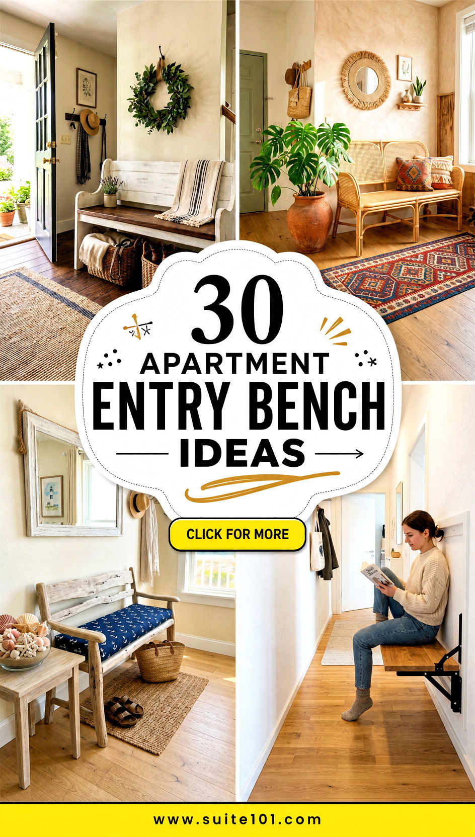 30 Apartment Entry Bench Ideas for Smart Storage and Welcome - 30 Apartment Entry Bench Ideas for Smart Storage and Welcome