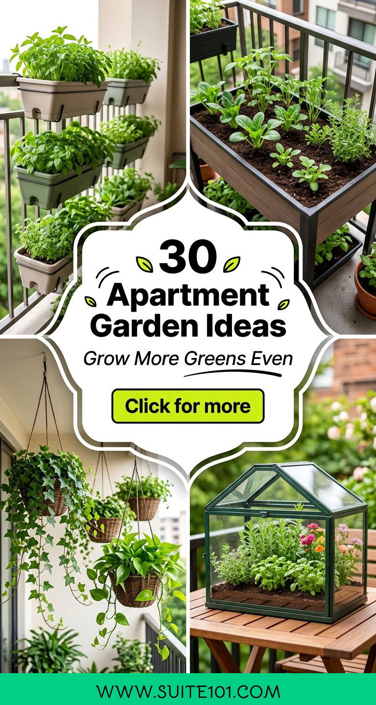 30 Apartment Garden Ideas Grow More Greens Even in Tiny Spaces - 30 Apartment Garden Ideas: Grow More Greens Even in Tiny Spaces