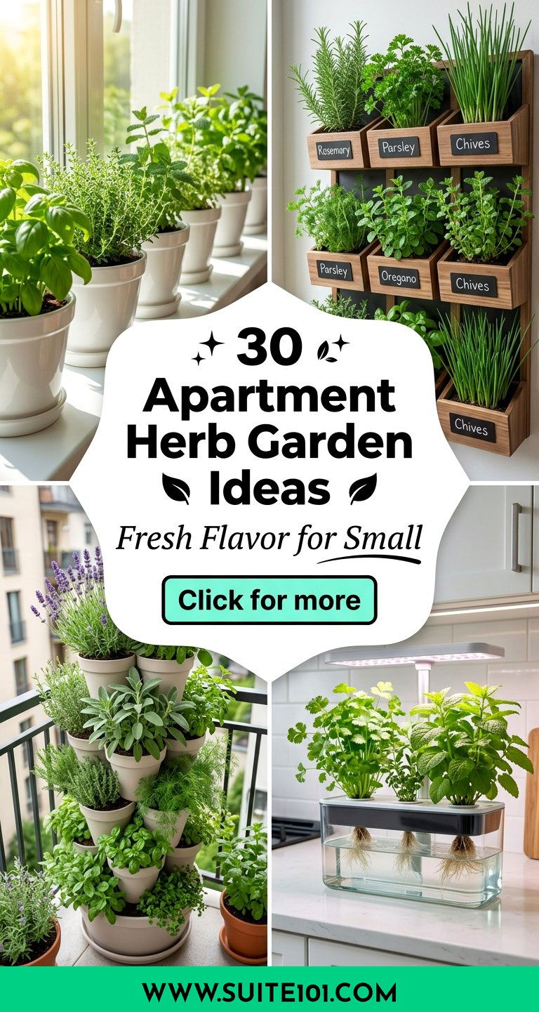 30 Apartment Herb Garden Ideas Fresh Flavor for Small Balconies - 30 Apartment Herb Garden Ideas: Fresh Flavor for Small Balconies