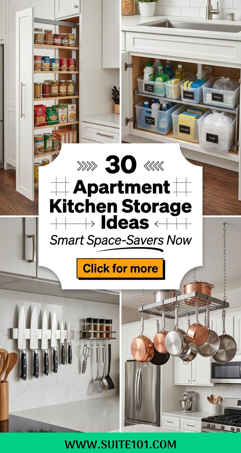30 Apartment Kitchen Storage Ideas Smart Space-Savers Now - 30 Apartment Kitchen Storage Ideas: Smart Space-Savers Now