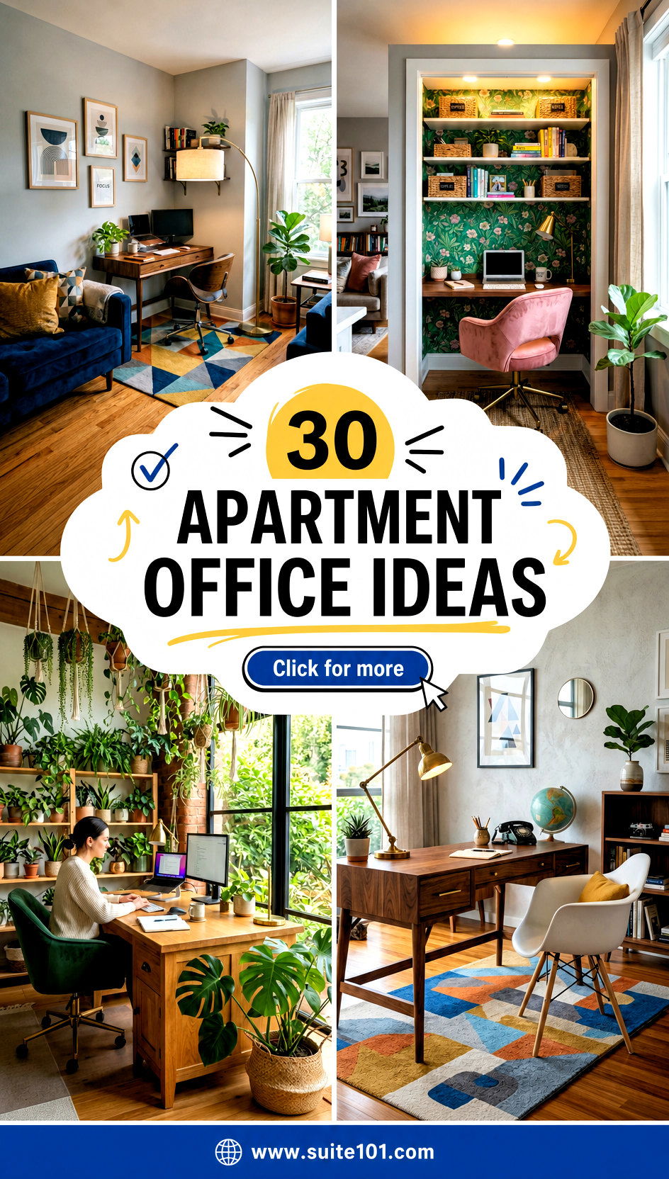 30 Apartment Office Ideas Smart Workspaces for Small Apartments - 30 Apartment Office Ideas: Smart Workspaces for Small Apartments