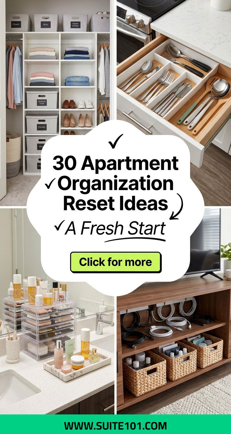 30 Apartment Organization Reset Ideas For A Fresh Start - 30 Apartment Organization Reset Ideas For A Fresh Start