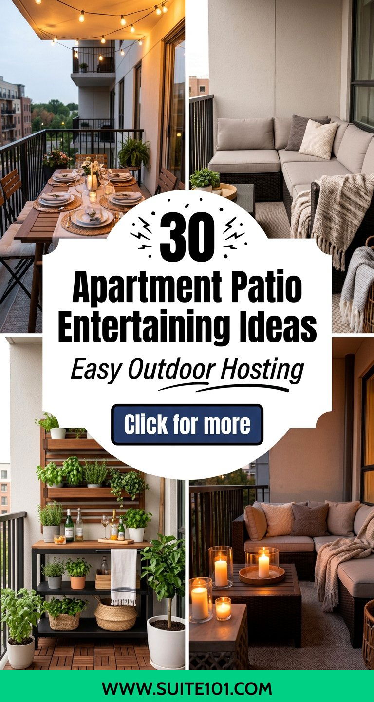 30 Apartment Patio Entertaining Ideas for Easy Outdoor Hosting - 30 Apartment Patio Entertaining Ideas for Easy Outdoor Hosting