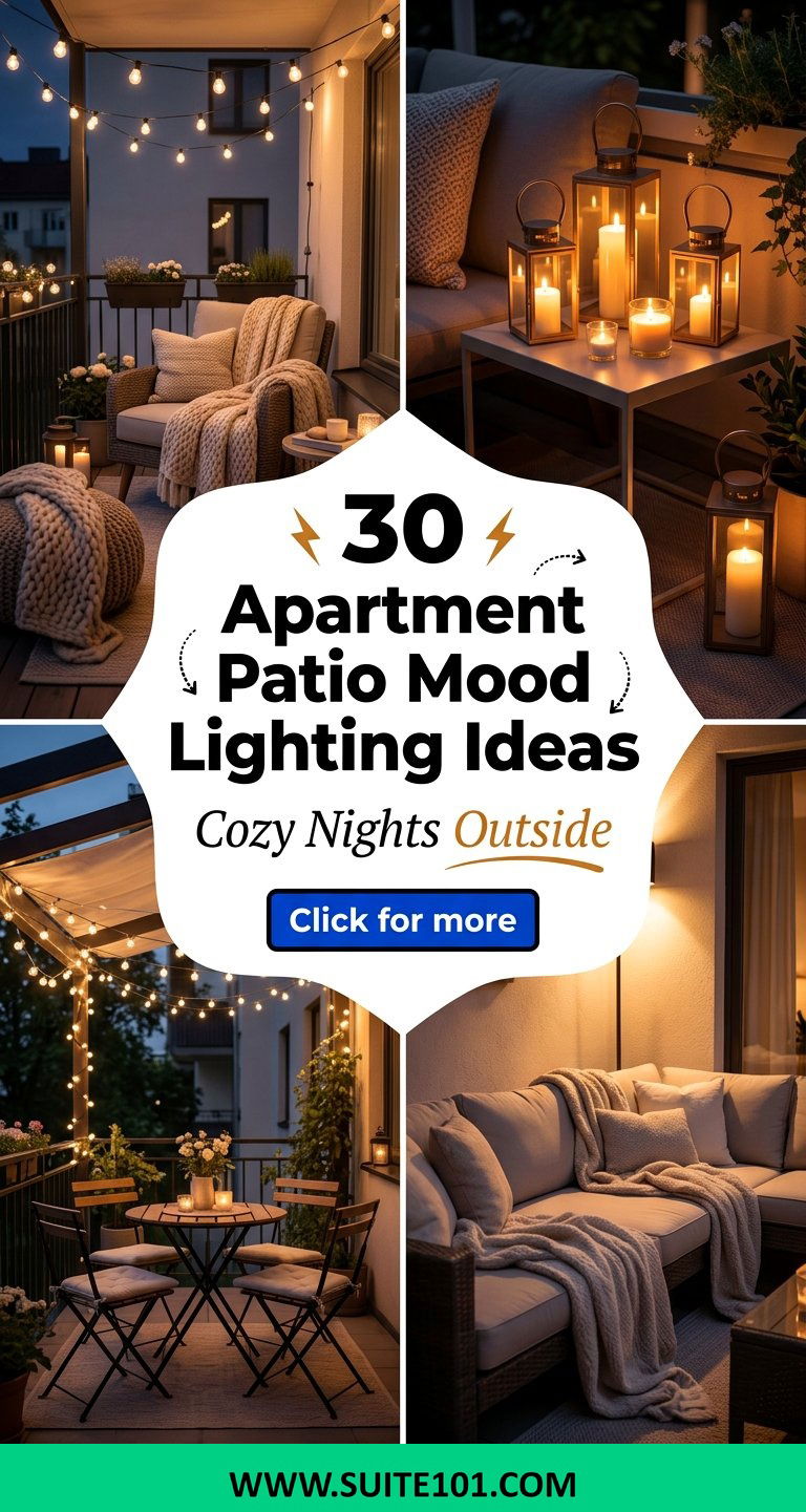30 Apartment Patio Mood Lighting Ideas For Cozy Nights Outside - 30 Apartment Patio Mood Lighting Ideas For Cozy Nights Outside
