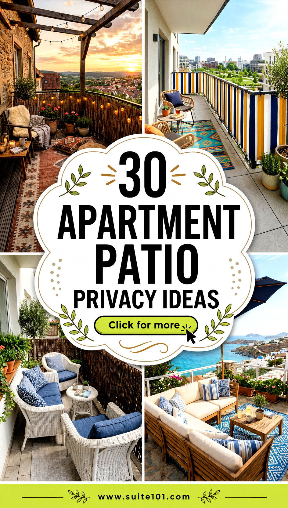 30 Apartment Patio Privacy Ideas Secluded Comfort for Patios - 30 Apartment Patio Privacy Ideas: Secluded Comfort for Patios
