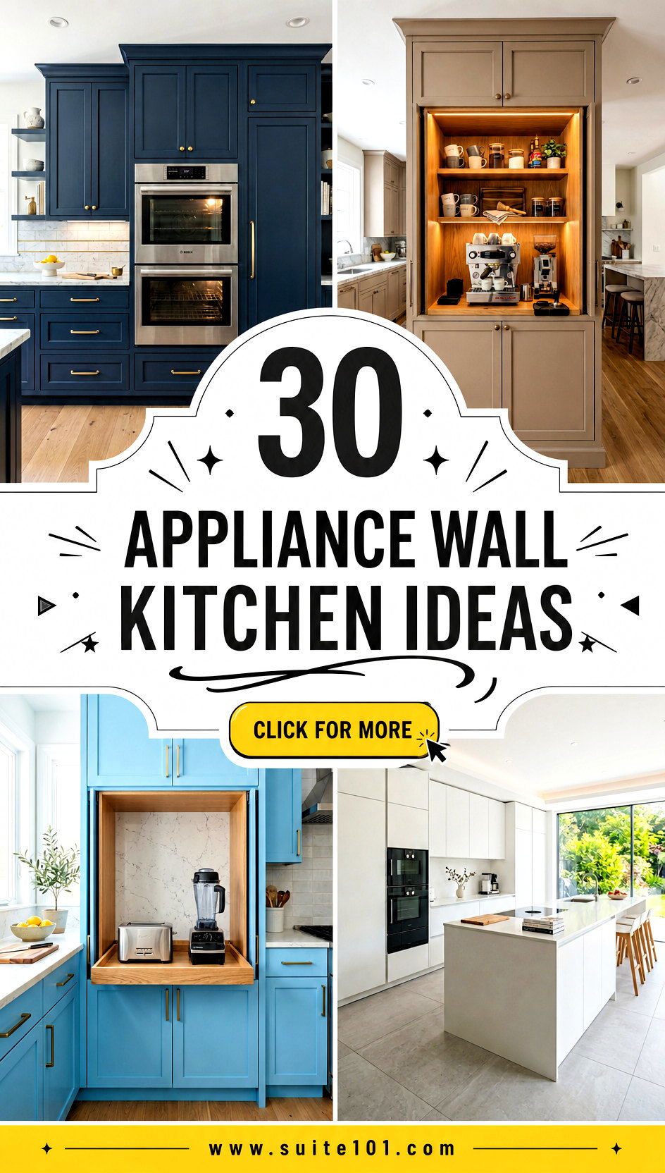 30 Appliance Wall Kitchen Ideas Stylish Storage Behind Doors - 30 Appliance Wall Kitchen Ideas: Stylish Storage Behind Doors