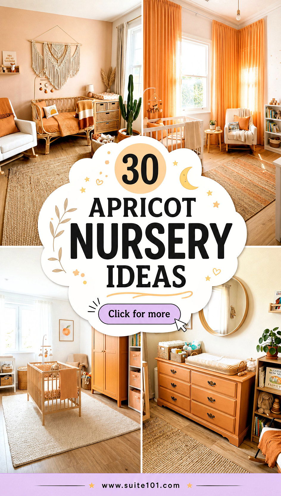 30 Apricot Nursery Ideas For A Cozy Calming Baby Room Glow - 30 Apricot Nursery Ideas For A Cozy, Calming Baby Room Glow