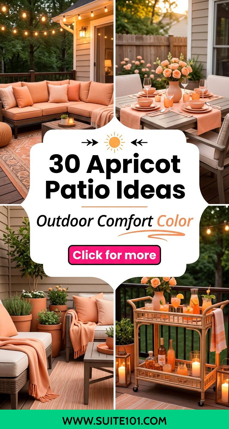 30 Apricot Patio Ideas For Cozy Outdoor Color And Comfort - 30 Apricot Patio Ideas For Cozy Outdoor Color And Comfort
