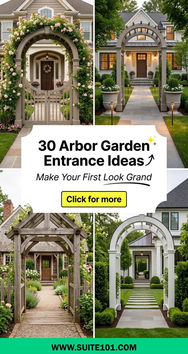 30 Arbor Garden Entrance Ideas for a Grand First Impression - 30 Arbor Garden Entrance Ideas for a Grand First Impression