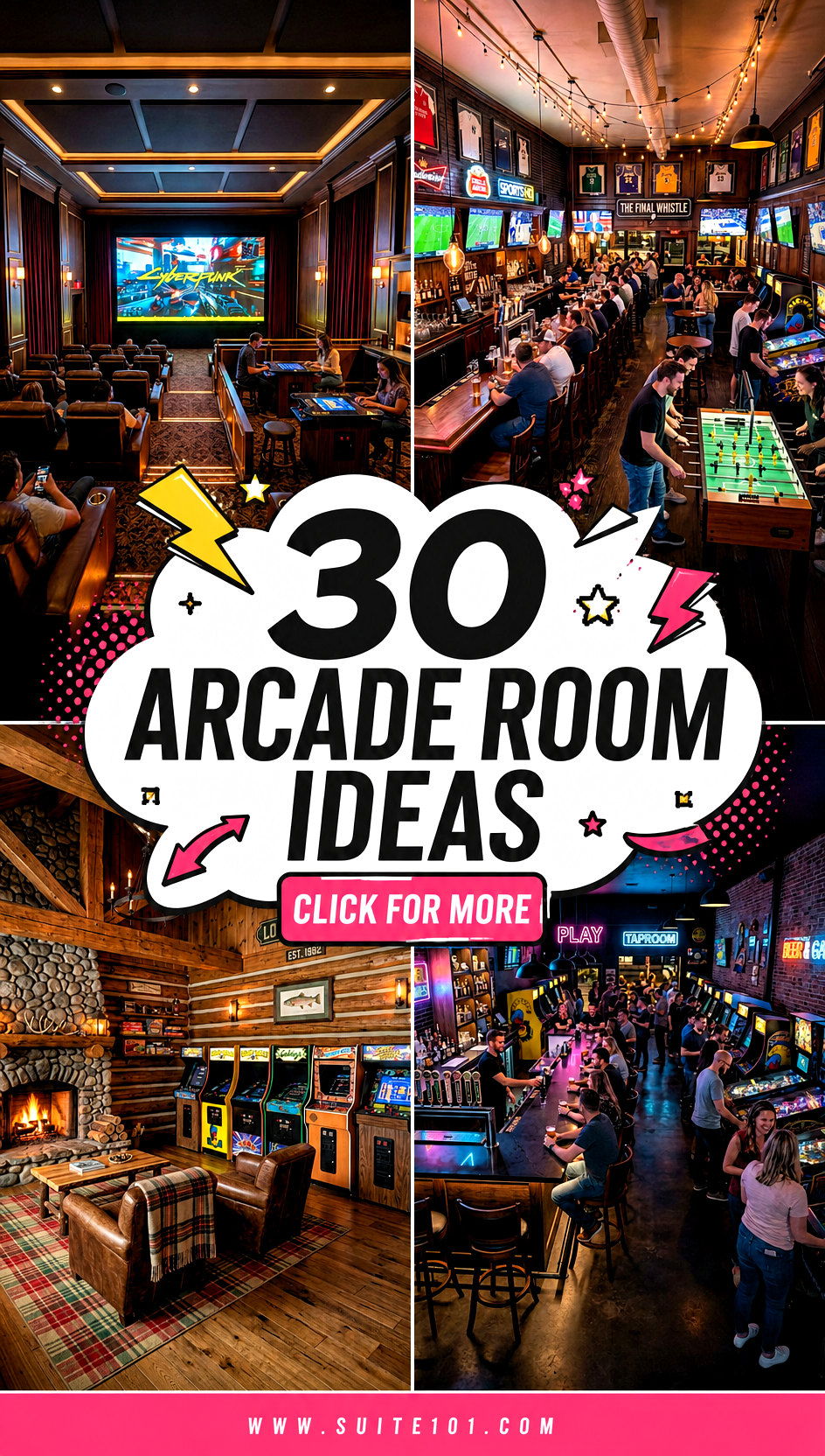30 Arcade Room Ideas for Retro Fun in Your Own Home Today - 30 Arcade Room Ideas for Retro Fun in Your Own Home Today