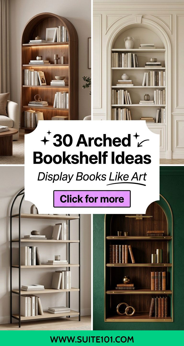 30 Arched Bookshelf Ideas to Display Books with Elegant Style - 30 Arched Bookshelf Ideas to Display Books with Elegant Style