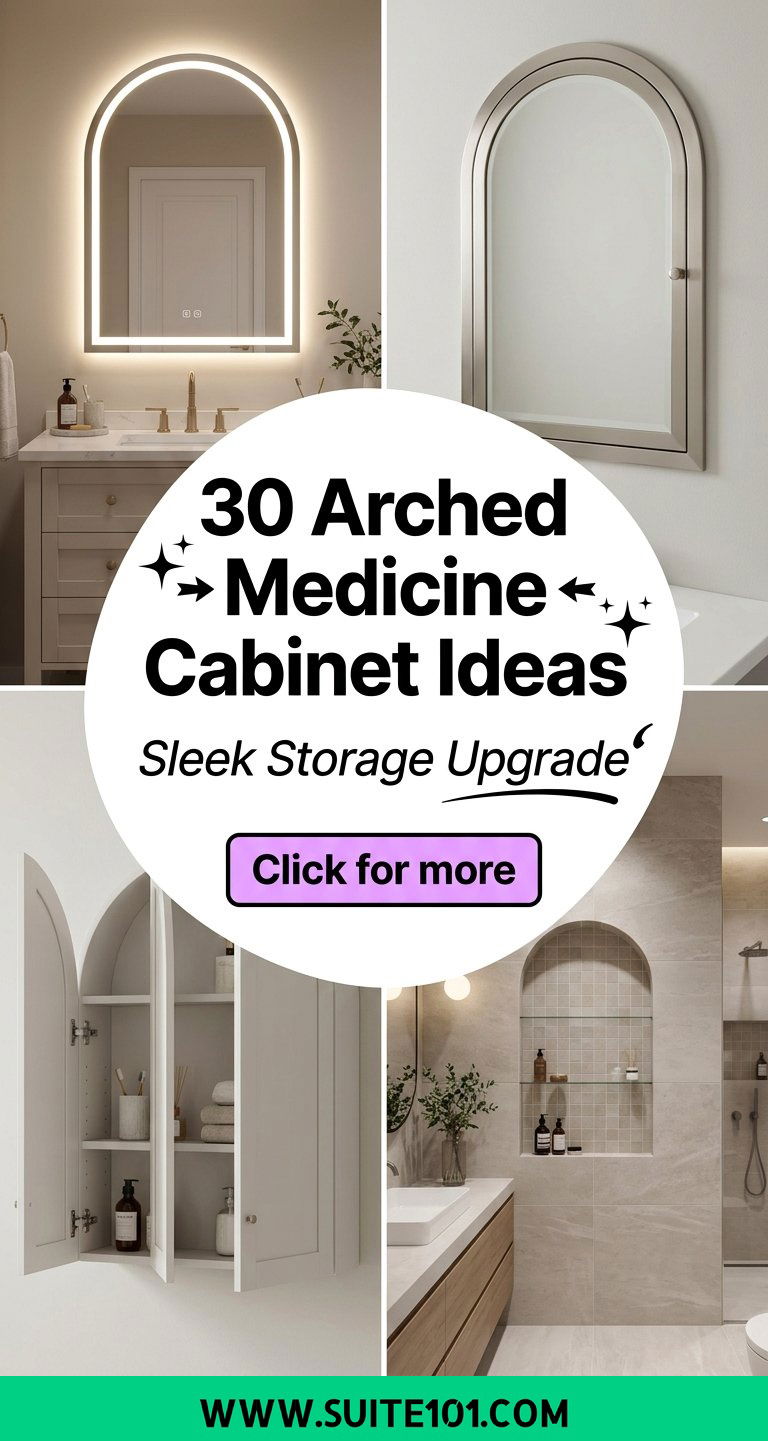 30 Arched Medicine Cabinet Ideas for a Sleek Bathroom Look - 30 Arched Medicine Cabinet Ideas for a Sleek Bathroom Look
