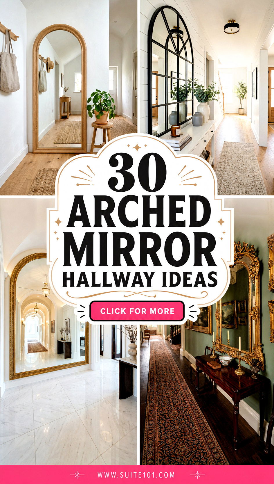 30 Arched Mirror Hallway Ideas to Make Spaces Feel Bigger - 30 Arched Mirror Hallway Ideas to Make Spaces Feel Bigger