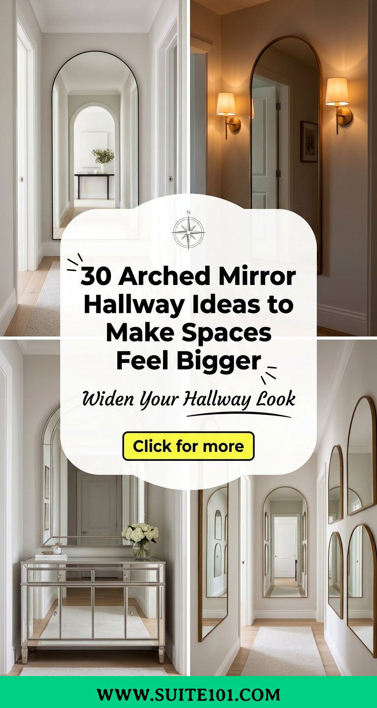 30 Arched Mirror Hallway Ideas to Make Spaces Feel Bigger - 30 Arched Mirror Hallway Ideas to Make Spaces Feel Bigger