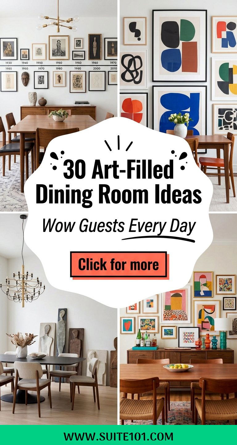 30 Art-Filled Dining Room Ideas That Wow Guests Every Day - 30 Art-Filled Dining Room Ideas That Wow Guests Every Day